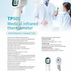 DutchTraders24 Contec TP500 Professionele Infrarood Thermometer -Silvergear Shop 550x742