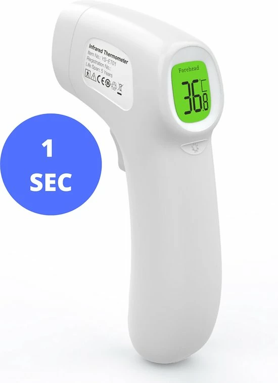 Setho Professionele Infrarood Thermometer Met Hoge Nauwkeurigheid ? Temperatuur Meter - Medisch ? Koorts - Voorhoofd/Lichaam/Oor ? Baby/Kinderen/Volwassenen ? Contactloos ? Digitaal ? Laser 3 Setho Professionele Infrarood Thermometer Met Hoge Nauwkeurigheid ? Temperatuur Meter - Medisch ? Koorts - Voorhoofd/Lichaam/Oor ? Baby/Kinderen/Volwassenen ? Contactloos ? Digitaal ? Laser