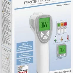 ProfiCare PC-FT 3094 - Contactloze Voorhoofdthermometer - Wit / Zilver 21 ProfiCare PC-FT 3094 - Contactloze Voorhoofdthermometer - Wit / Zilver -Silvergear Shop 550x800