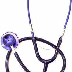 Merkloos Stethoscoop Voor Verpleegkundige - DUAL - Dubbelzijdig - Kleur Blauw - Verpleegster Stethoscoop - Nurse Stethoscope
