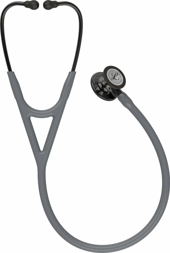 Littmann Cardiology IV, Grijze Slang / High Polish Smoke Borststuk / Smoke Steel En Oorbeugel 4 Littmann Cardiology IV, Grijze Slang / High Polish Smoke Borststuk / Smoke Steel En Oorbeugel - Afbeelding 2