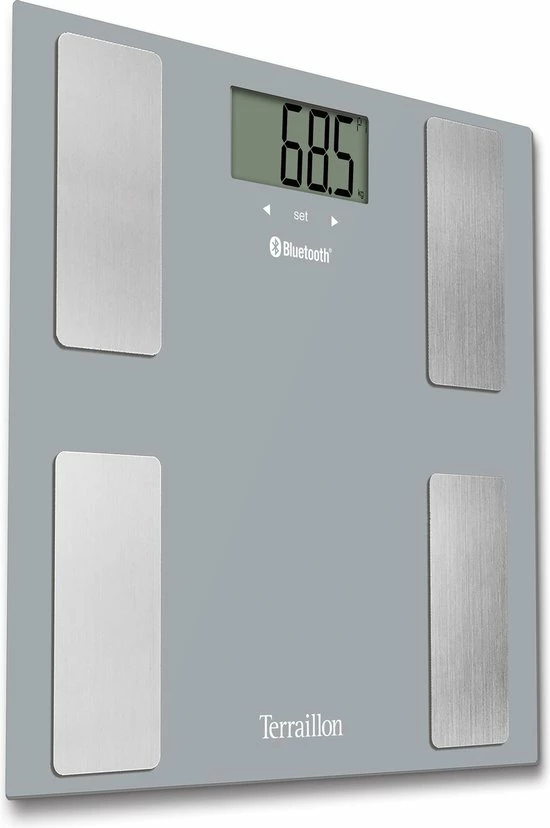 Terraillon Smart Connect - bluetooth lichaamsanalyse weegschaal Terraillon Smart Connect - Bluetooth Lichaamsanalyse Weegschaal -Silvergear Shop 550x828 2